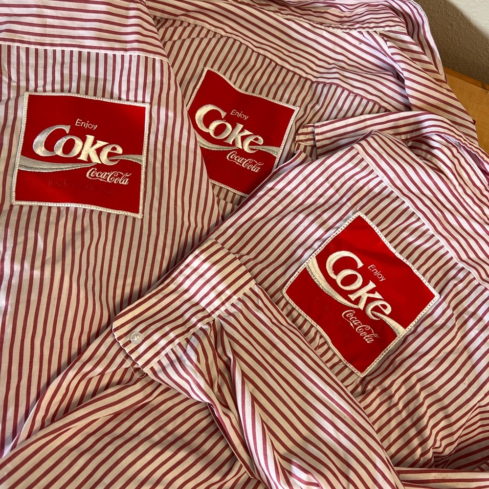 Coca Cola long sleeve work shirt